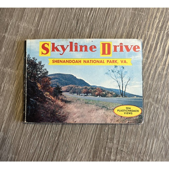 Other - Vintage Skyline Drive Shenandoah Natl Park 10 Color Plastichrome Views Mini Book